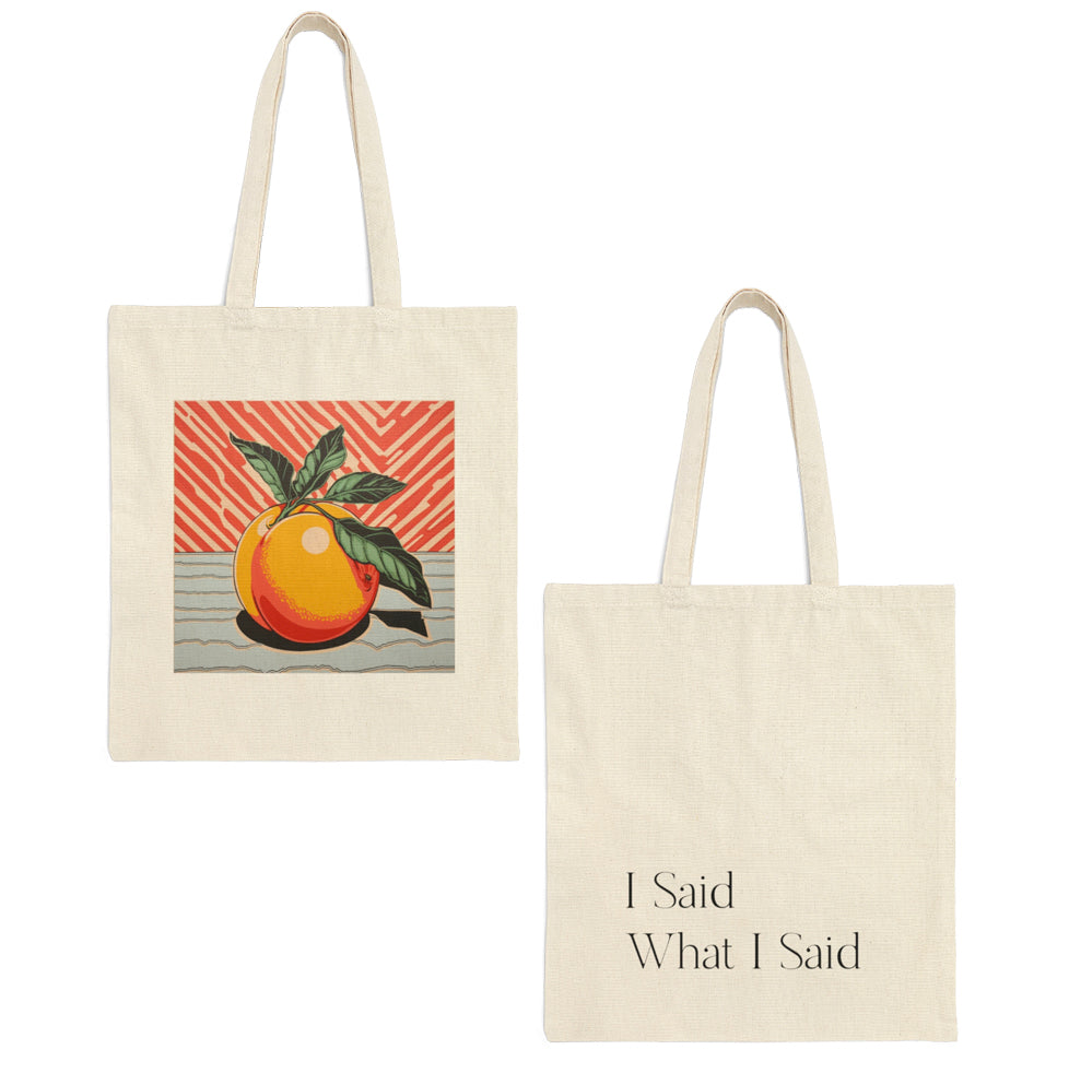 Cotton Canvas Tote Bag